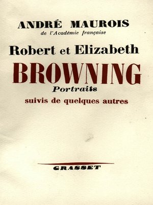 cover image of Robert et Elisabeth Bowning